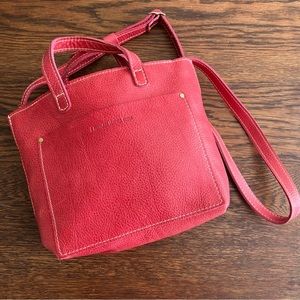 Portland Leather Goods NEW! Mini Zip Crossbody in sugar